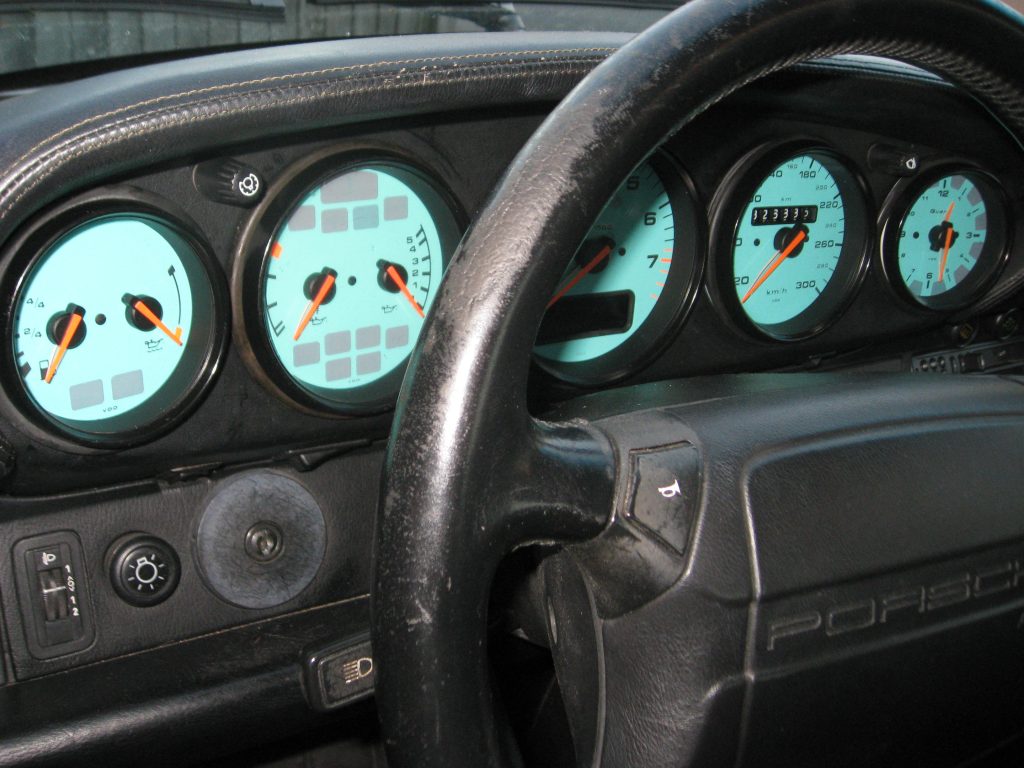 Bespoke Custom Color Porsche Gauges
