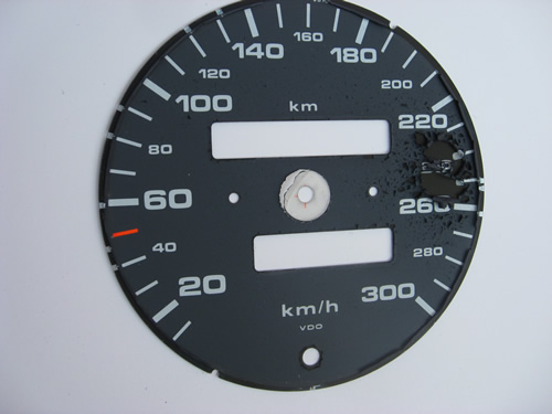 Porsche Speedometer Dial Restoration