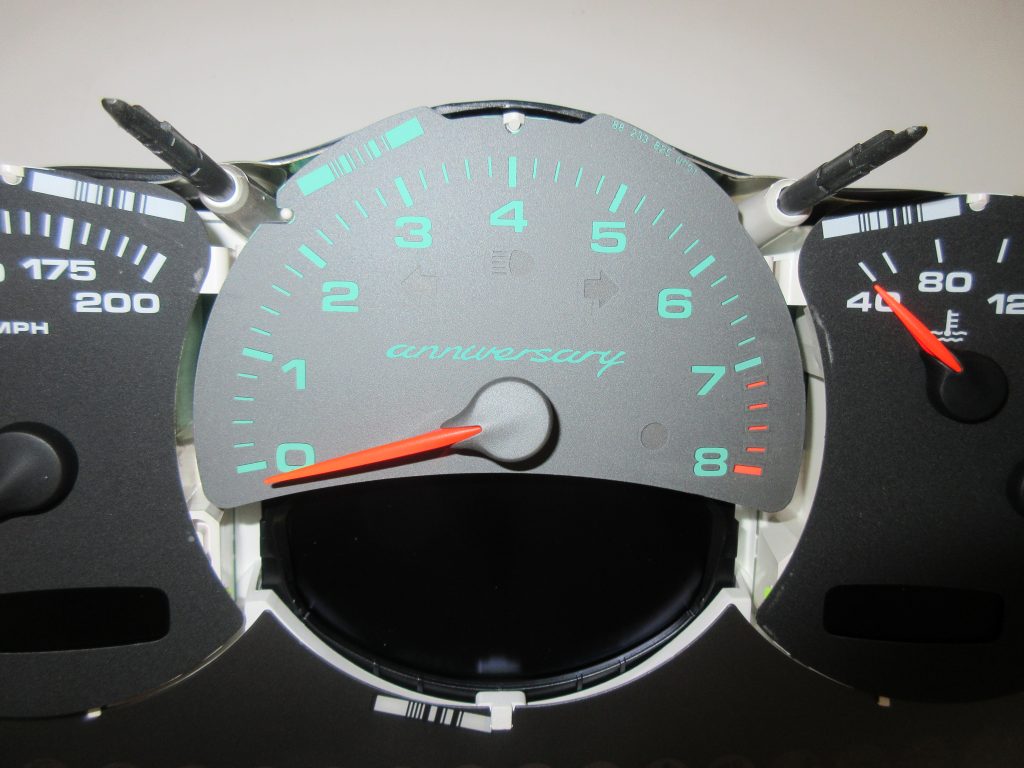 Porsche 996 Bespoke Dials with Green Numbers