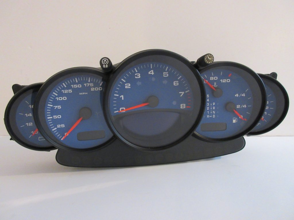 Porsche 996 Blue Custom Dials